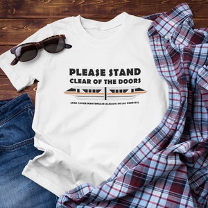 Monorail Tee, Please Stand Clear of the Doors Shirt, Family Trip Shirt, Matching Vacation Shirts, Florida Trip Shirts