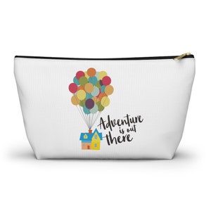 Adventure Is Out There Accessory Bag, Mouse Kingdom Accessory Bag, Makeup Bag, Cosmetics Bag, Toilette Accessory Bag, Multi-Functional Bag