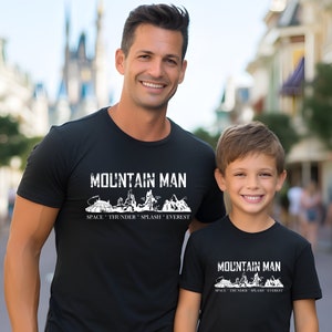 Mountain Man Shirt, Park Inspired Shirts, Guys Shirt, Vacation Trip Shirt,  Florida Vacation Shirt, Attractions Ride Shirts