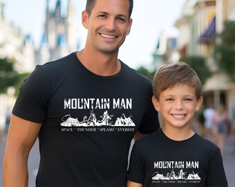 Mountain Man Shirt, Park Inspired Shirts, Guys Shirt, Vacation Trip Shirt,  Florida Vacation Shirt, Attractions Ride Shirts