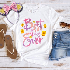 Best Day Ever Shirt, Tangled Colors Shirt, Rapunzel Shirt, Lost Princess Shirt, Princess Shirt, Kingdom Vacation Shirts, Women&#39;s Shirts