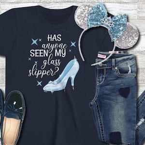 Has Anyone Seen My Glass Slipper Youth Shirt, Cinderella Shirt, Princess Shirt, Matching Family Shirt, Fairytale Princess Shirt