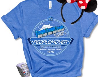 People Mover Transport Shirt, TTA Tomorrow Tee, Future Kingdom World, Florida Trip Way, Magic Mouse T-Shirt, Bella Canvas