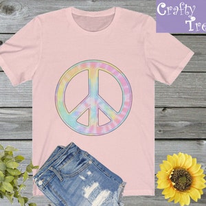Peace Sign Tie Dye - Summer of Peace,Peace Sign Shirt,Peace Shirt,Hippie Shirt,Peace Symbol Shirt,Boho Shirt,Peace and Love,World Peace