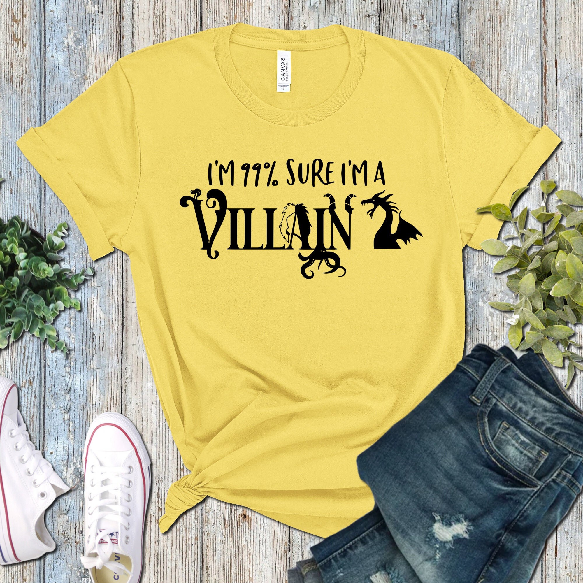 Vintage I'm 99% Sure That I'm A Super Villain Funny T-Shirt Vintage I'm 99% Sure That I'm A Super Villain Funny T-Shirt
