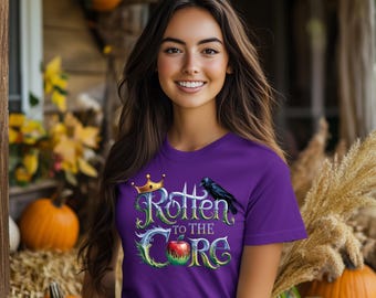 Rotten to the Core Tee Shirt, Florida Trip Shirt, Vacation Shirt, Snow White Tee, Women's Tee, Seven Dwarfs Shirt