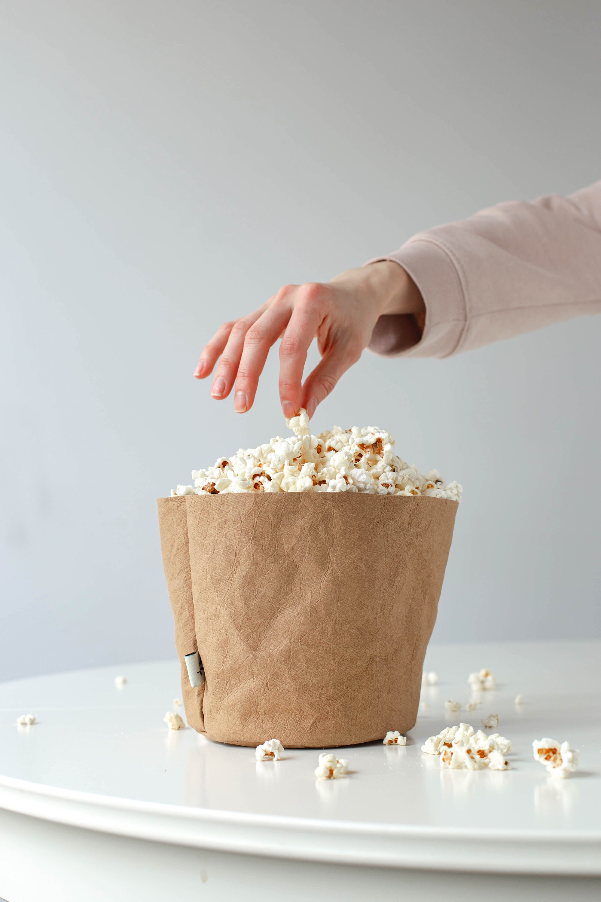 Reusable Popcorn Bag Reusable Popcorn Bucket Popcorn Bowl Etsy Sweden