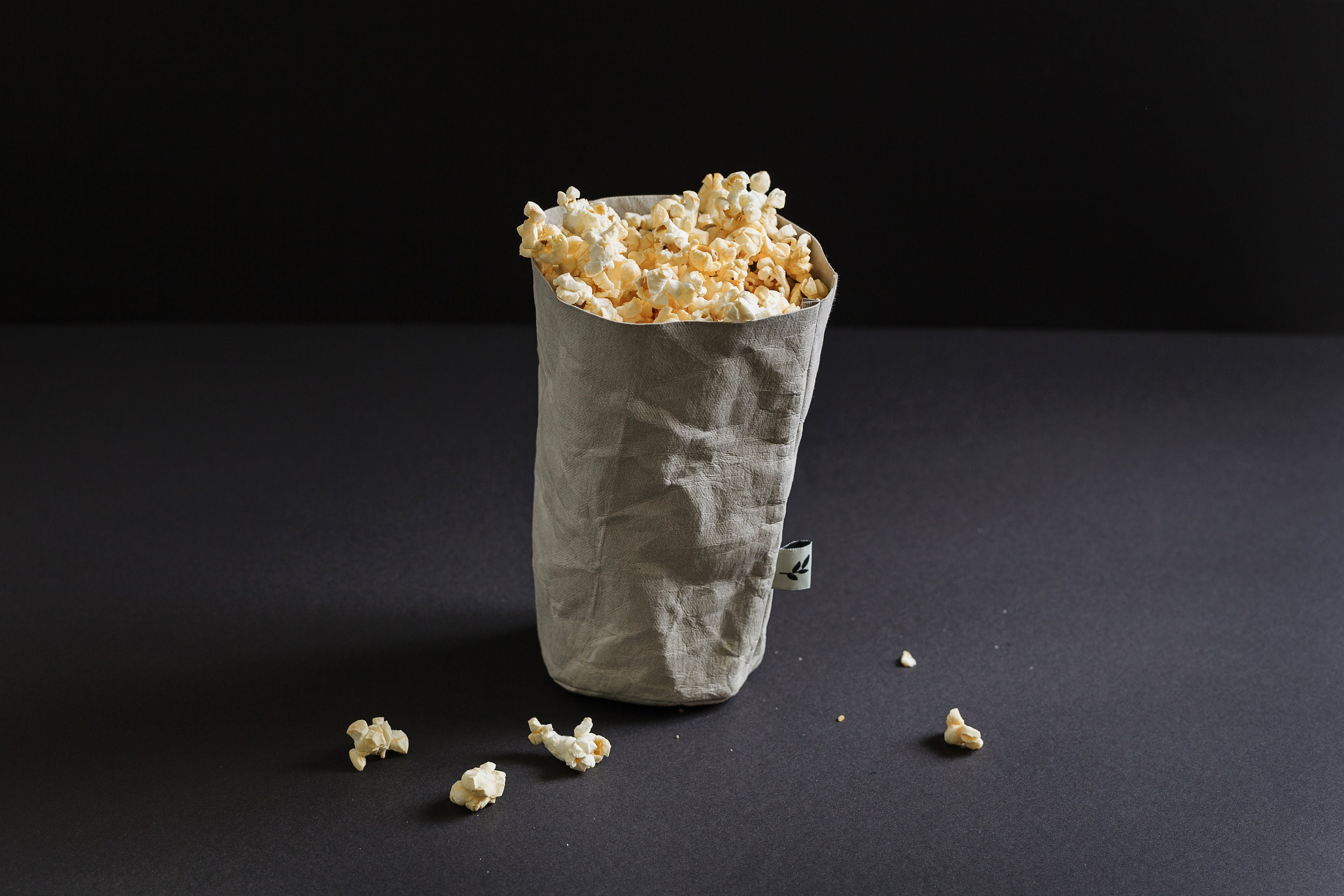 Reusable popcorn bag Reusable popcorn bucket Popcorn bowl Etsy