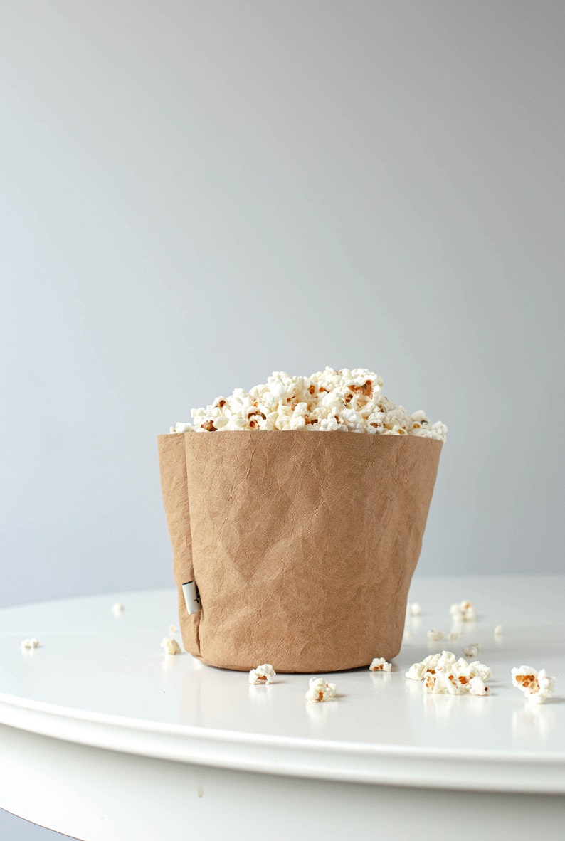 Reusable Popcorn Bag Reusable Popcorn Bucket Popcorn Bowl Etsy