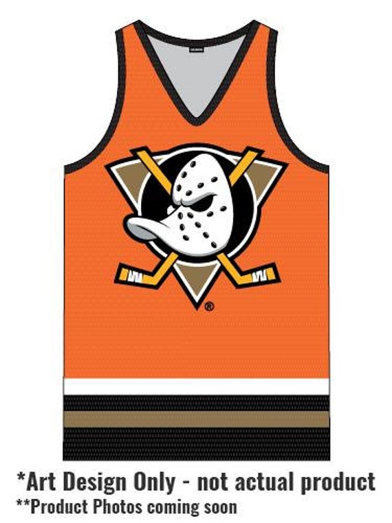 mighty ducks jersey orange