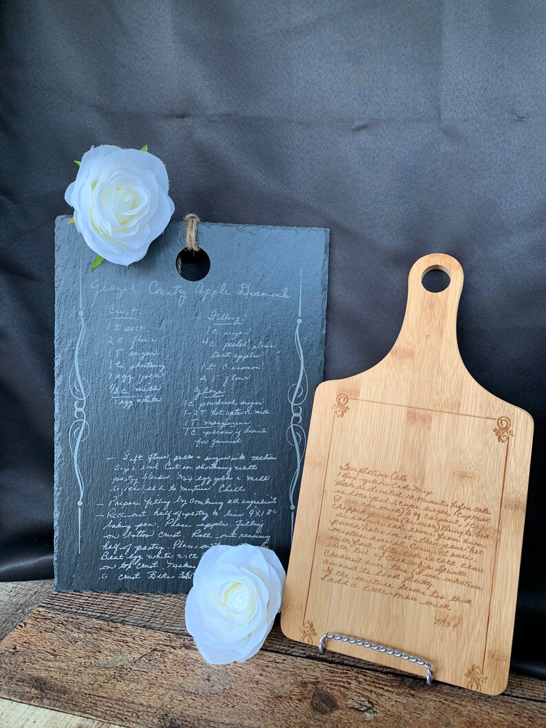 Personalized Recipe Cutting Board Etsy
