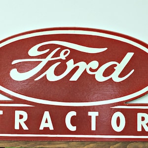 porcelain sign ford car truck logo oil gas vintage home garage mancave tacto gift advertising tough car automotive service pump lube iconic