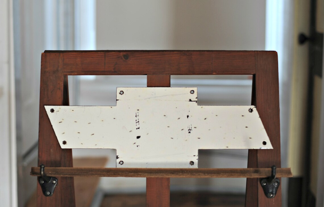 Chevrolet arco corbata logotipo de porcelana signo de | Etsy