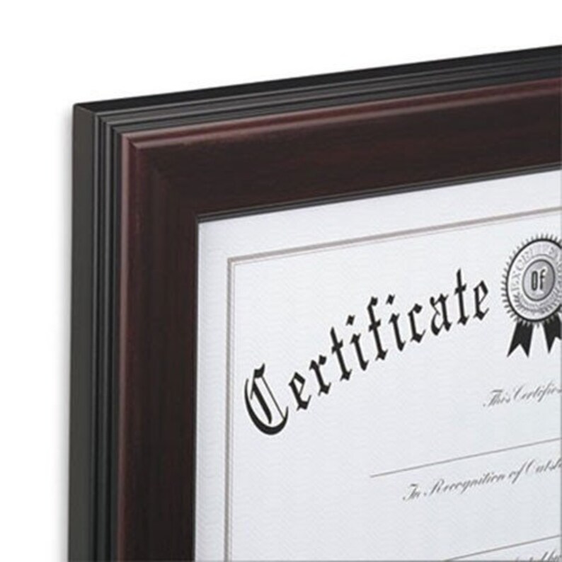 Certificate Frame Wood Diploma Frame Document Frame Etsy