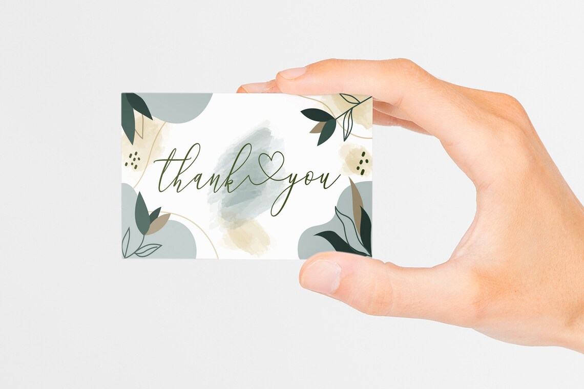 Mini Thank You Cards Thank You Mini Note Cards Mini | Etsy