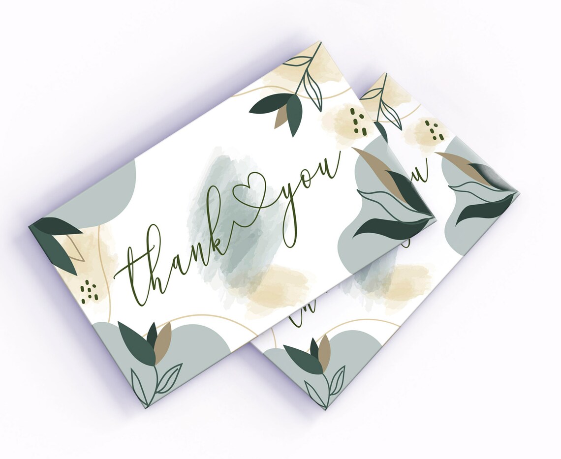 Mini Thank You Cards Thank You Mini Note Cards Mini Etsy