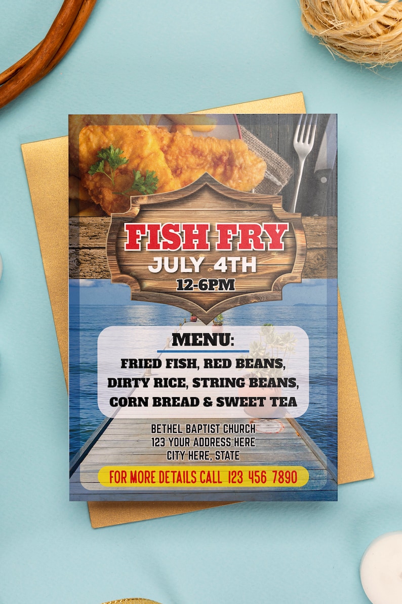 Editable Fish Fry Invitation Downloadable Printable Fish Fry Etsy Editable Fish Fry Invitation Downloadable Printable Fish Fry Etsy
