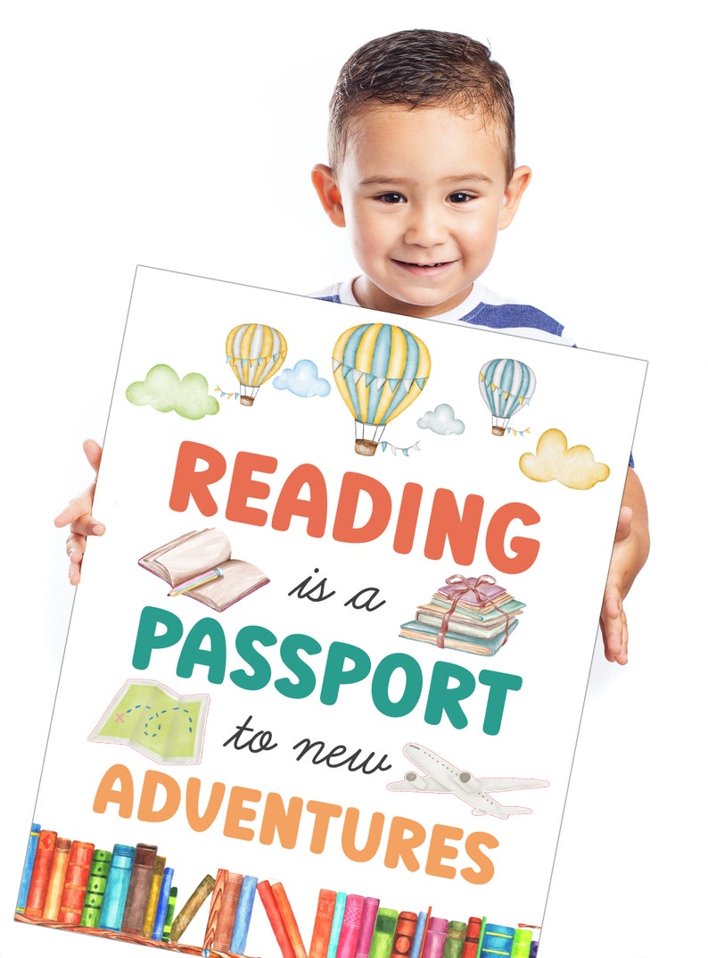 Printable Reading Sign Downloadable Classroom Reading Nook Etsy