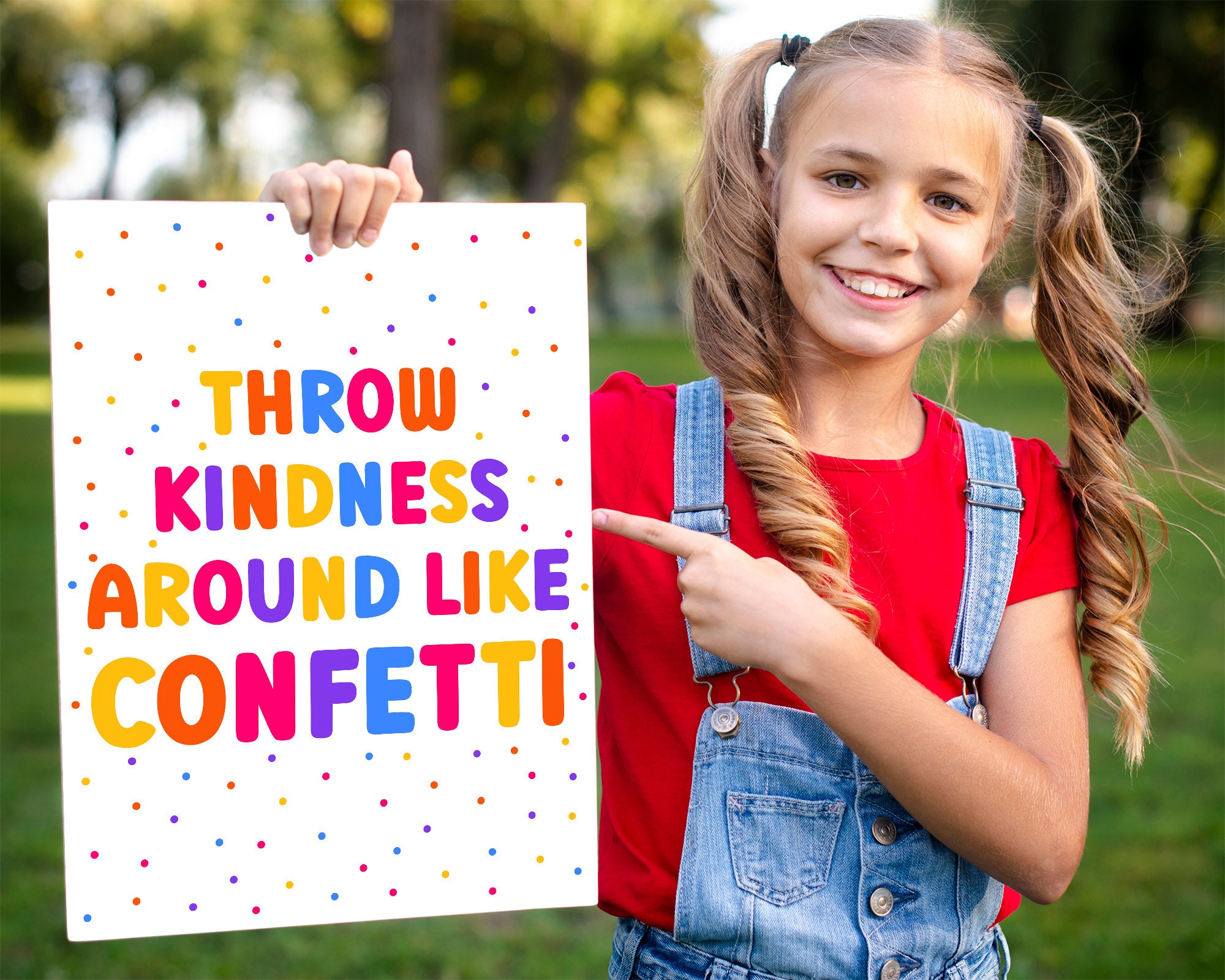 Colorful Kindness Classroom Sign, Boho Motivational Classroom Quotes ...