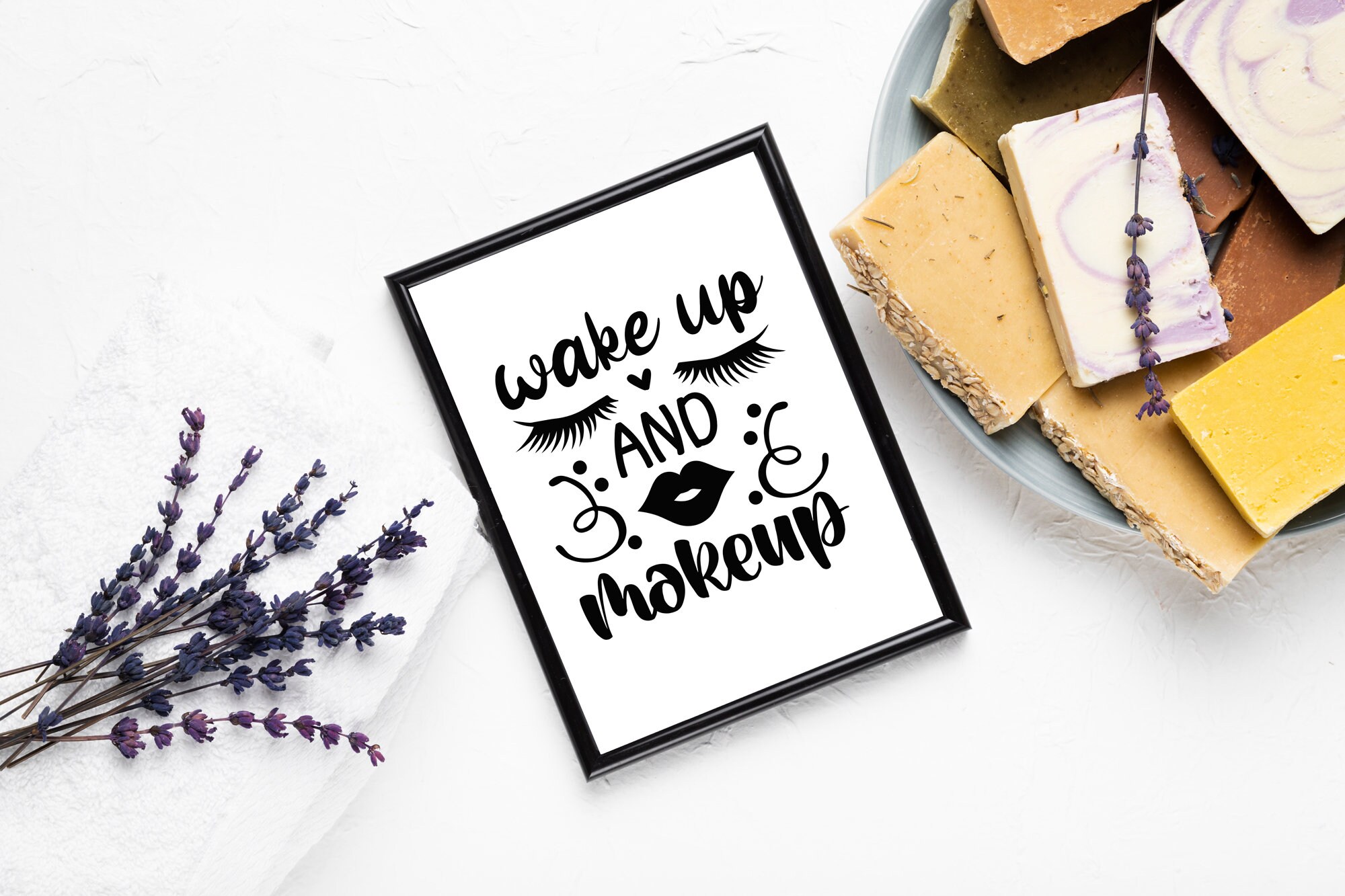 Bathroom Girly Wall Decor Cute Bathroom Art Set of 4 Etsy