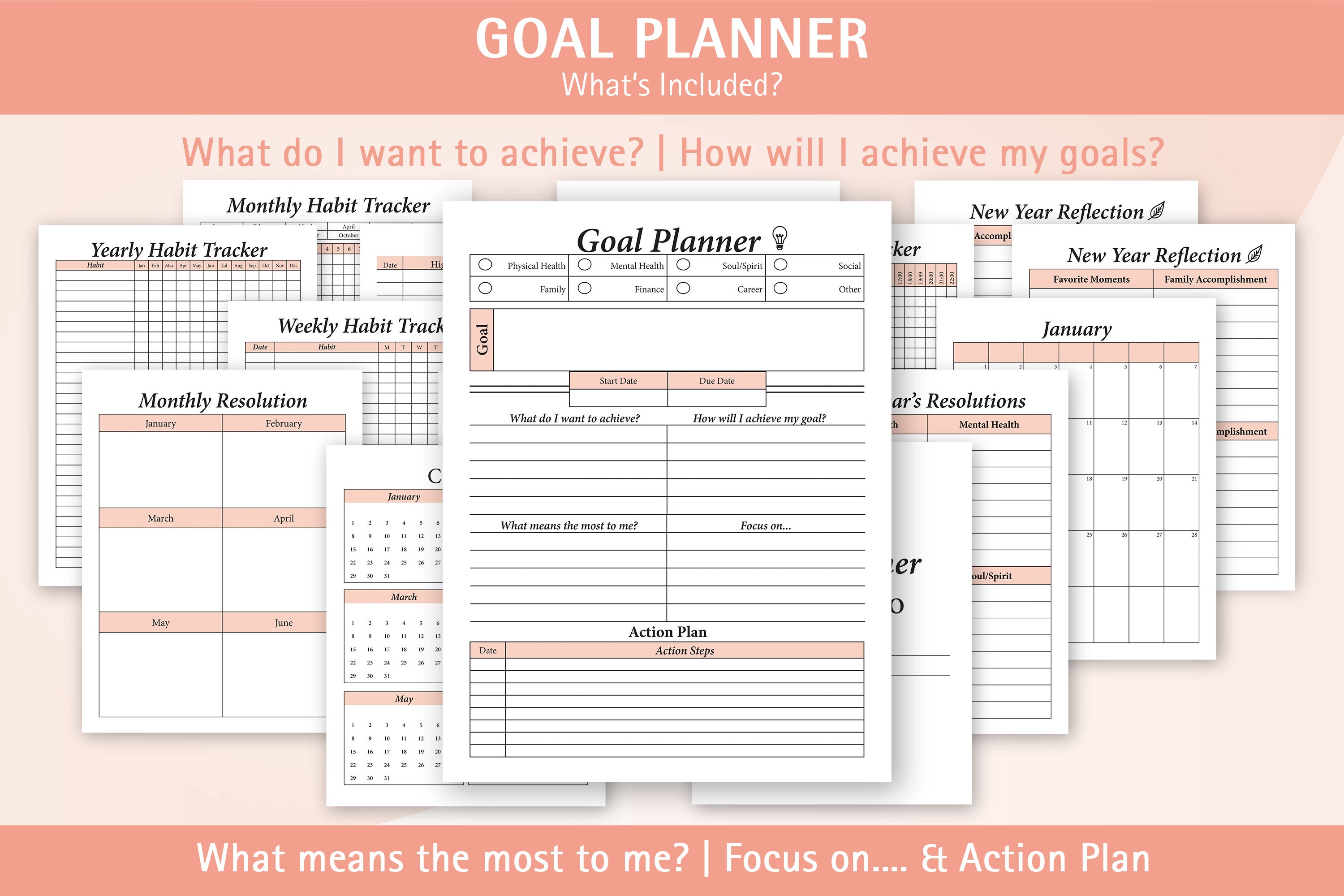 The Ultimate Goal Journal / Goal Journal BUNDLE Includes Etsy