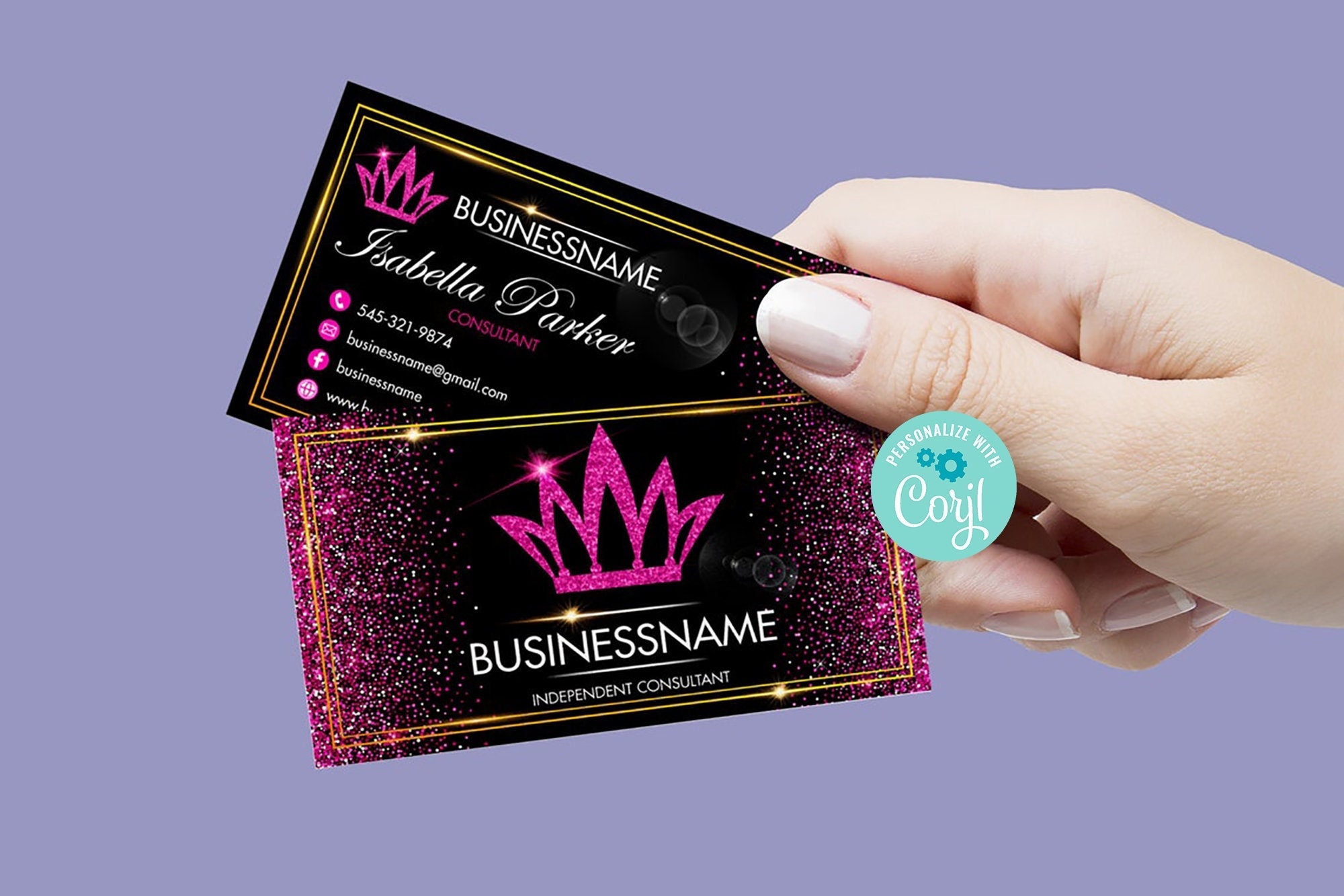 Paparazzi Business Cards Template - Etsy