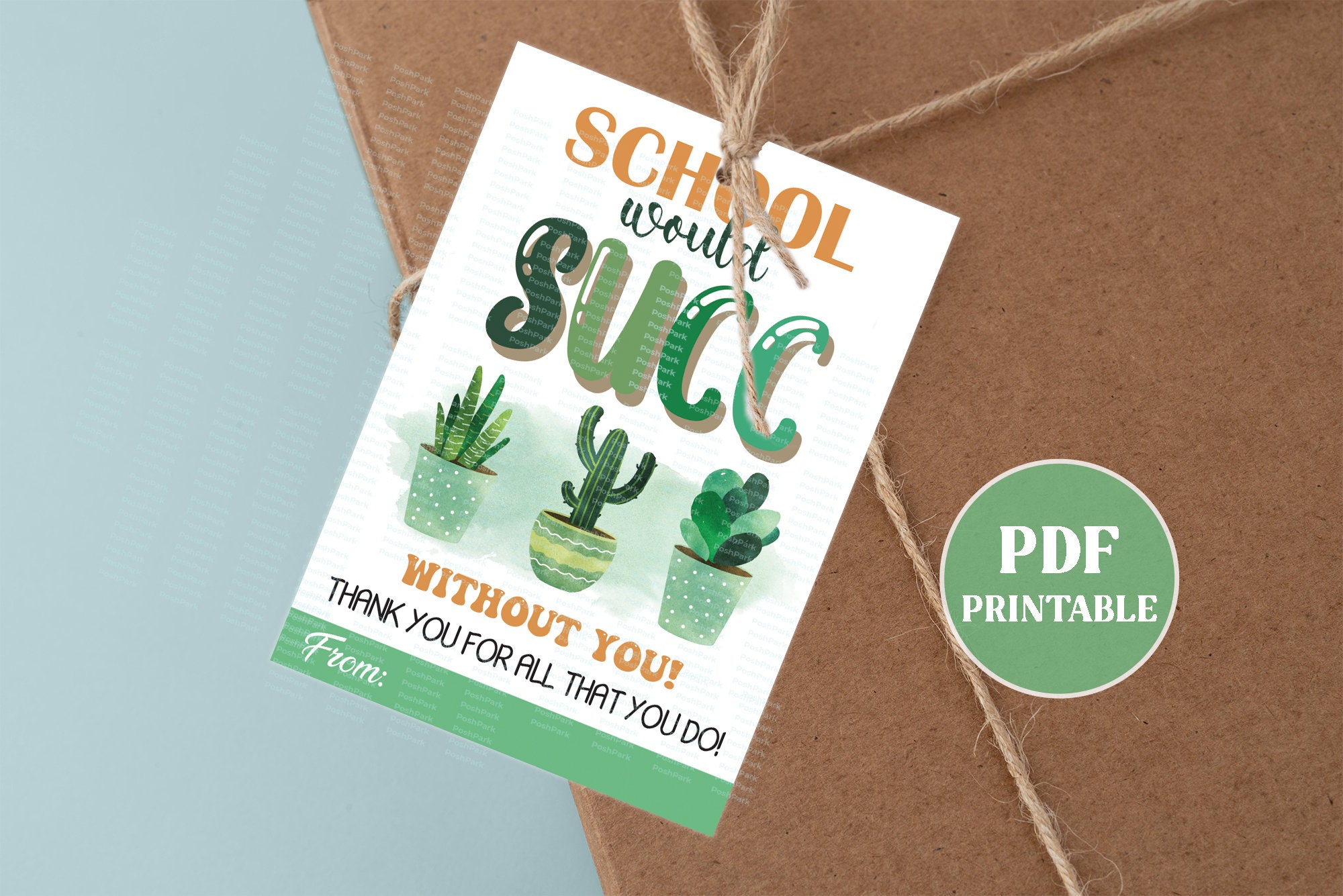 Printable PDF Teacher Appreciation Gift Tag Bundle 12 - Etsy
