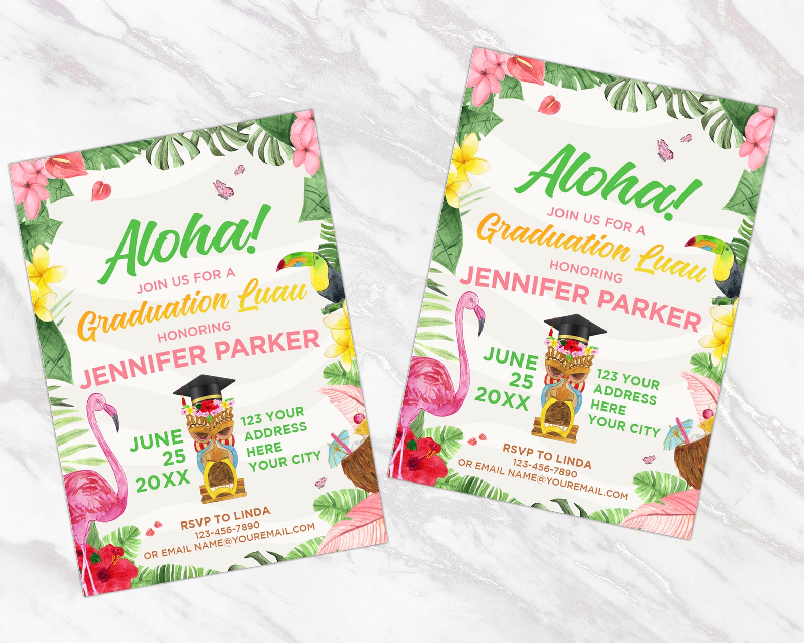 Editable Luau Graduation Party Invitations Luau Graduation Etsy Il 1588xN.3865606690 N89o