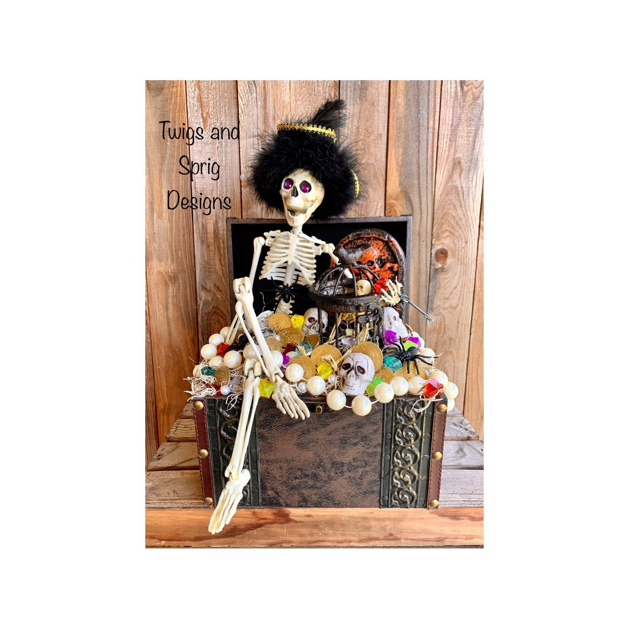 Halloween Party Decorations : 6 Pcs Pirate Skulls Garlands...