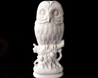 Gare Bisque Owl Lantern Ceramic Arts Owl Pottery Ceramic Owl Owl Lantern