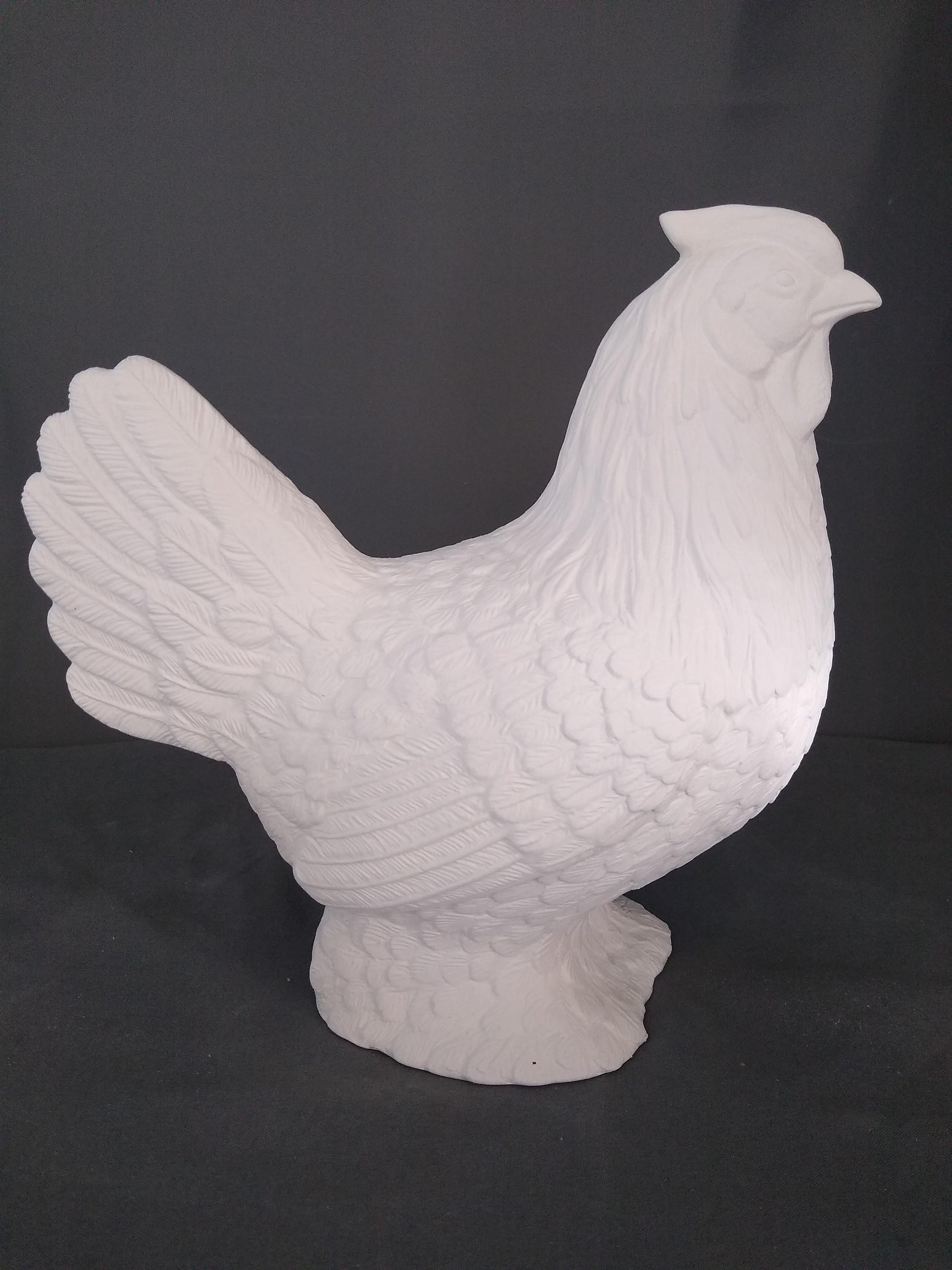 Ready to Paint Ceramic Chicken / Ceramic Hen / Paintable Hen / Etsy