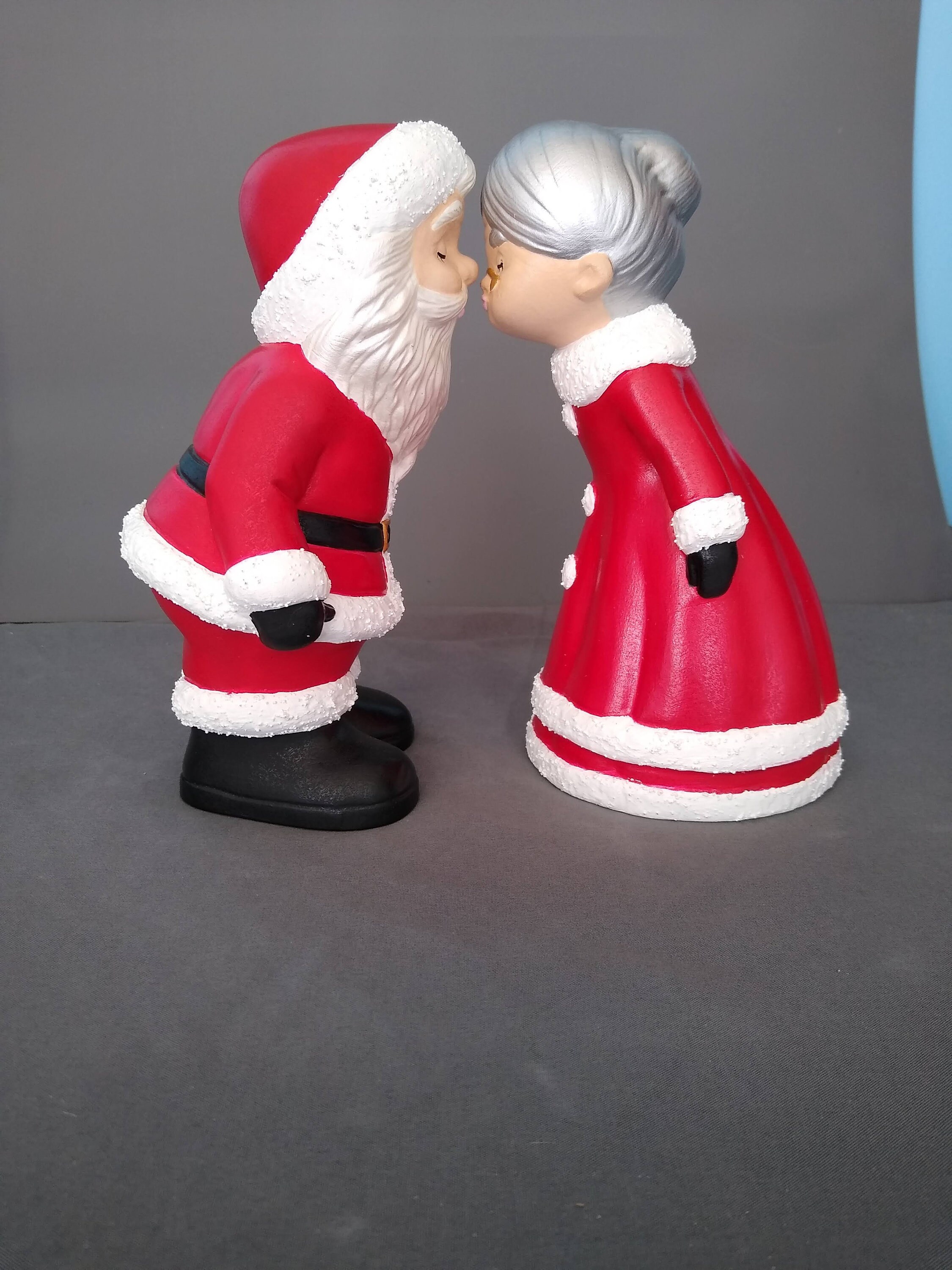 Ceramic Santa Claus / Ceramic Mr and Mrs Claus / Mrs Santa Etsy