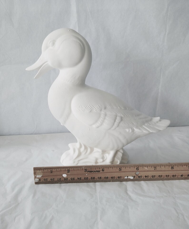 Ceramic Ducks / Ready to Paint / Bisque Ducks / Yard Ducks / Etsy