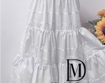 White skirt for Obatala, with a keel for the Yoruba religion