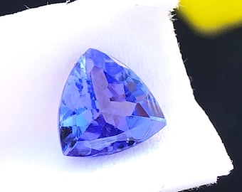 6 mm de tanzanite taillée en milliards de dollars, loupe à facettes en vrac, zoisite propre, pierre de qualité AA