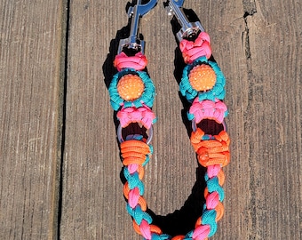Single Six Leaf Daisy Pull Strap (W/Beads)