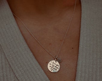 I Love You To The Moon And Back Necklace Etsy