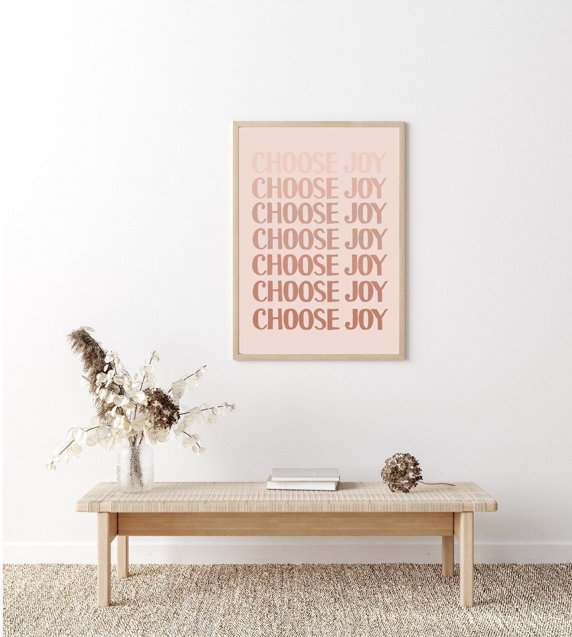Choose Joy Art Print Printable Wall Art Motivational Print Etsy
