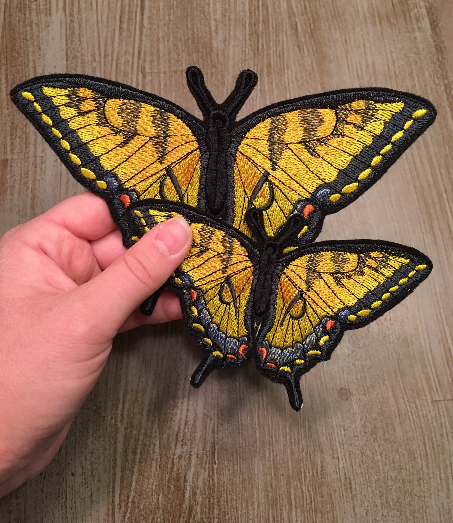 Embroidered Butterflies Monarch Eastern Tiger & Zebra Etsy UK