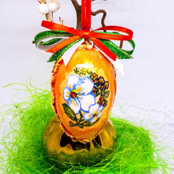 Easter Eggs Decoration Handmade Vintage Style Easter Egg Etsy