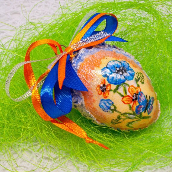 Easter Eggs Decoration Handmade Unique Easter Gift Hand Etsy