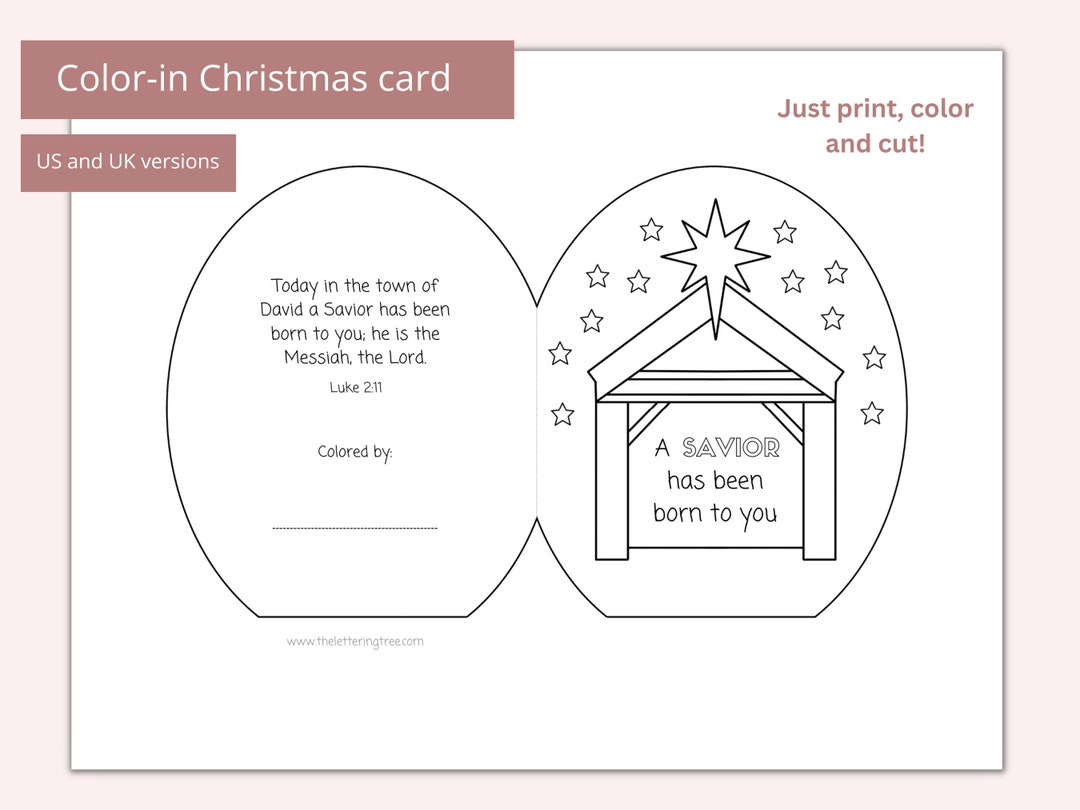 printable-christmas-card-christian-christmas-craft-bible-crafts-for-kids-sunday-school-coloring-page-a-savior-is-born-etsy