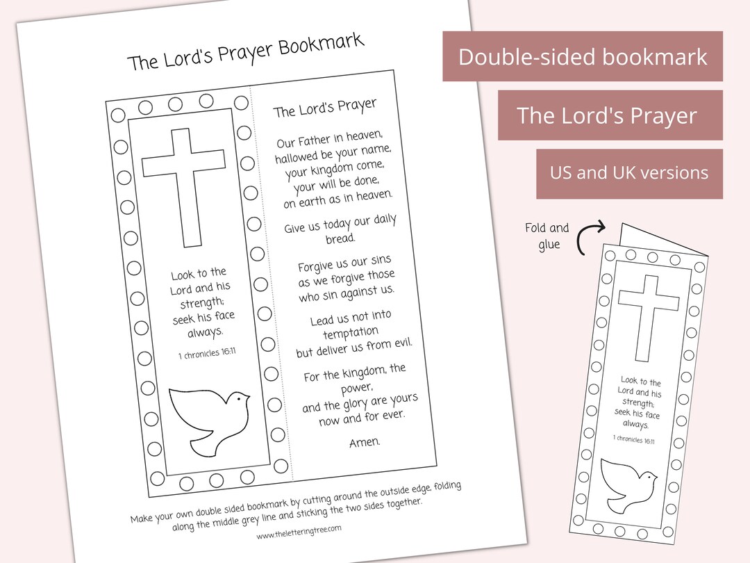 thumbnail image 2 of The Lord S Prayer Free Printable Pdf Printable Word Searchesour Father Prayer Cards Printable 2 of 11