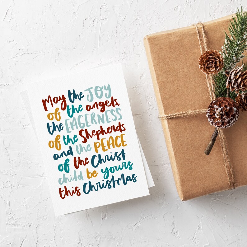 Christian Christmas Card Pack of Religious Christmas Cards Etsy UK