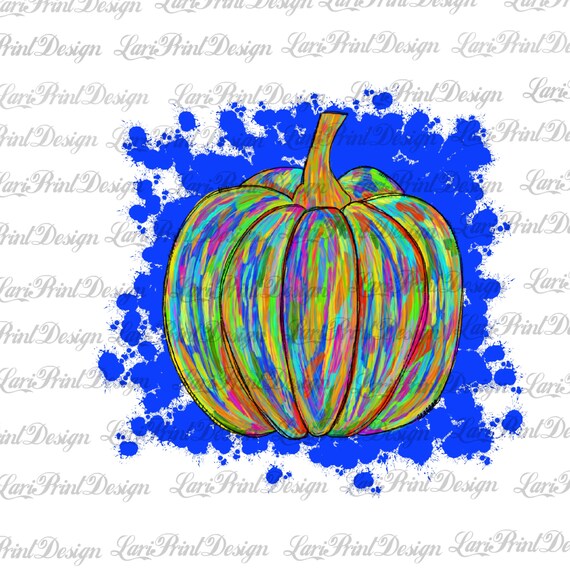 Pumpkin Sublimation Design Instant Download Sublimation | Etsy