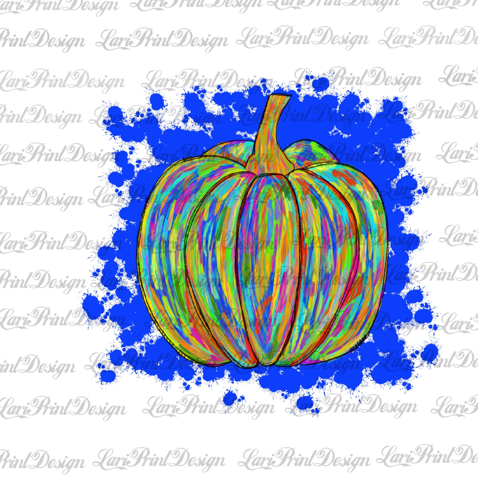 Pumpkin Sublimation Design Instant Download Sublimation | Etsy