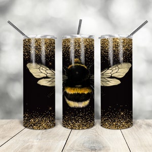 30 Oz skinny tumbler glitter bee wrap tapered straight template digital download sublimation graphics  instant download  sublimation