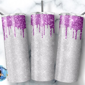 20 Oz skinny tumbler light pink drip wrap tapered straight template digital download sublimation graphics instant download sublimation png