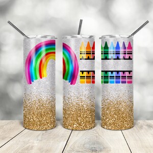 20 Oz skinny tumbler gold glitter teacher wrap tapered straight template digital download sublimation graphics instant download sublimation