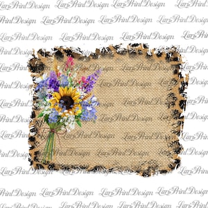 Leopard burlap floral frame sublimation design, instant download, sublimation graphics, clipart, png, digital download, frame, leopard